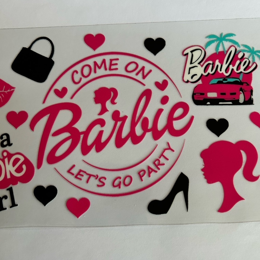 Barbie Cup Decal (9)